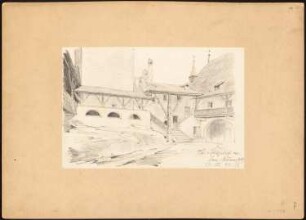 Schloss Enn, Montan Schlosshof: Perspektivische Ansicht