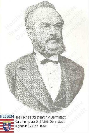 Noiré, Ludwig Prof. Dr. phil. (1829-1889) / Porträt, Brustbild