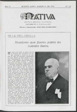 10.1933=Nr. 111: Nativa, 10.1933=Nr. 111