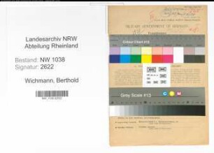 Entnazifizierung Berthold Wichmann , geb. 02.07.1905 (Arzt)