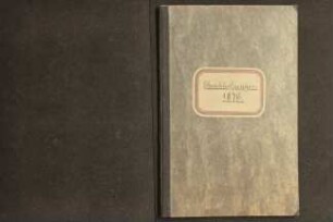 Namensverzeichnis Heiratsregister Lemgo 1876
