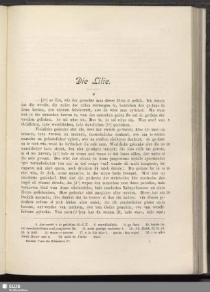 Die Lilie