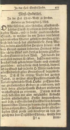 Meß-Gebetter.