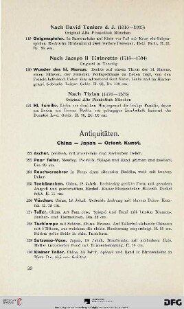 Antiquitäten (122-170)