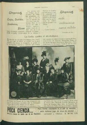 Elegancias: Trajes, Vestidos, Sombreros, Blusas