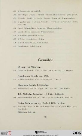 Gemälde (Nr.478-644)
