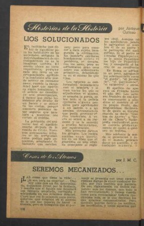 Seremos mecanizados : Cosas de los atomos