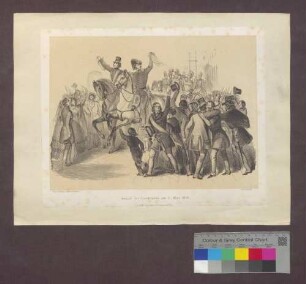 Ausruf der Constitution am 15. März 1848.
