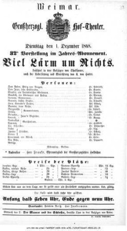 Viel Lärm um Nichts