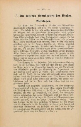 3. Die inneren Krankheiten des Rindes
