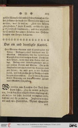 Das ein und dreyßigste Kapitel