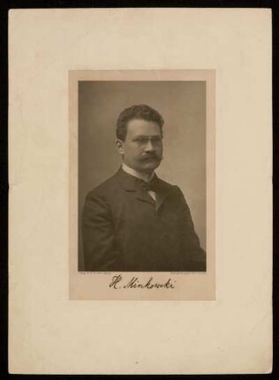 Nr. 208: Fotografie des (älteren) Mathematikers Hermann Minkowski