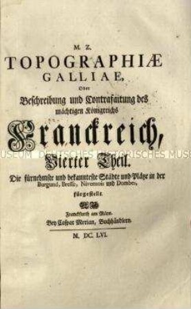 Topographie Frankreichs, Teil 4: Provinzen Burgund, Bresse, Nivernois und Dombes