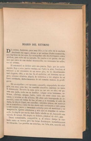 Diario del retorno