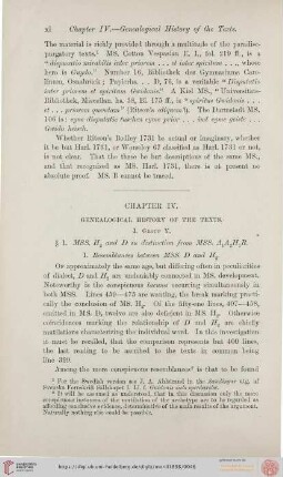 Chapter IV. Genealogical History of the Texts
