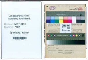 Entnazifizierung Walter Spelsberg , geb. 19.05.1890 (Mitinhaber)