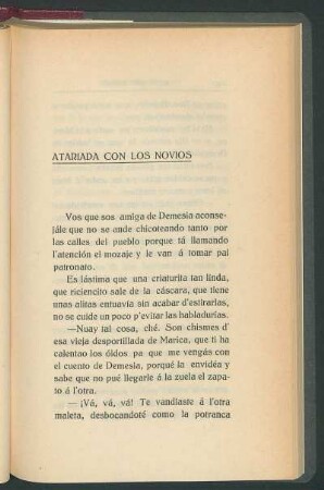 Atariada con los novios