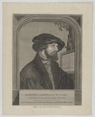 Bildnis des Bonifac. Amerbach