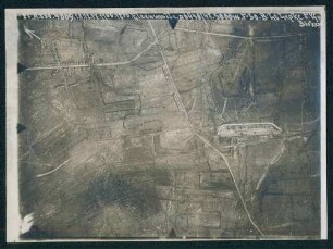 Foto des Geländes um Elzenwalle südwestlich von Ypern (Luftbild)