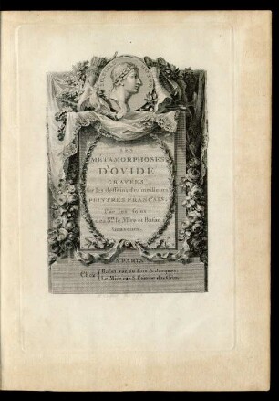 Les Métamorphoses D'Ovide Gravées sur les desseins des meilleurs Peintres Français