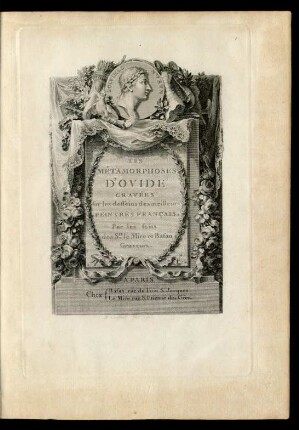 Les Métamorphoses D'Ovide Gravées sur les desseins des meilleurs Peintres Français