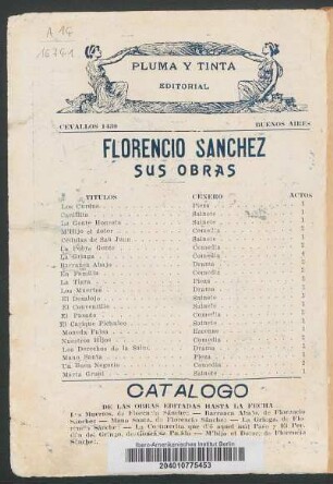 Florencio Sánchez - Sus obras