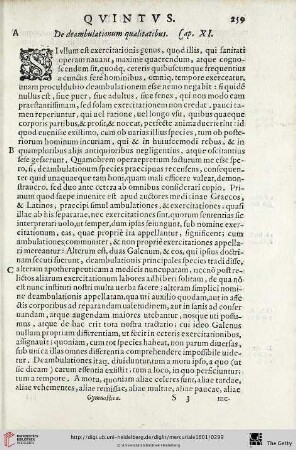 Cap. XI.: De deambulationum qualitatibus