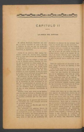 Capítulo II - La carta del capitán