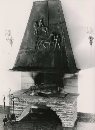 Metallarbeit, Kaminhaube von Bernhard Krauss
