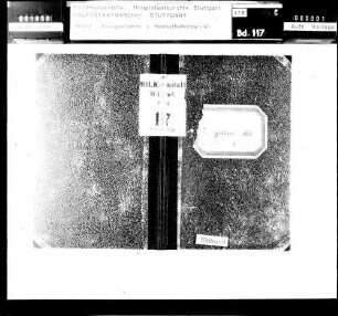 Kriegsstammrolle der Militärischen Kuranstalt Wildbad - Sanitätsunteroffiziere und Milit. Krankenwärter