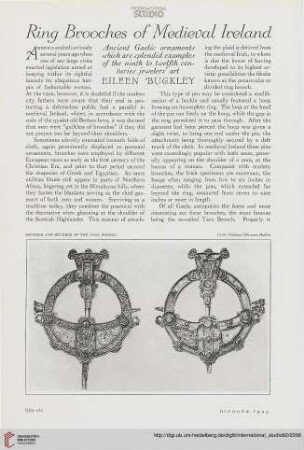 82.1925 = Nr. 341: Ring brooches of medieval Ireland