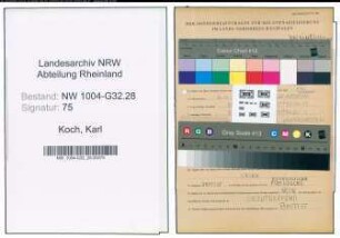 Entnazifizierung Karl Koch , geb. 20.11.1915 (Zollassistent)