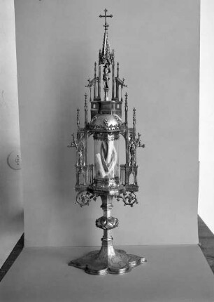 Reliquienmonstranz mit Gebeinen des heiligen Sebastian