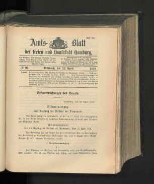 No. 95, 26. April 1916