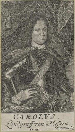Bildnis des Carolus, Landgraf von Hessen-Kassel