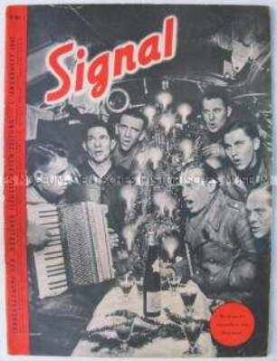 Illustrierte Propagandazeitschrift der Deutschen Wehrmacht "Signal", Ausgabe vom Januar 1941 in deutscher Sprache