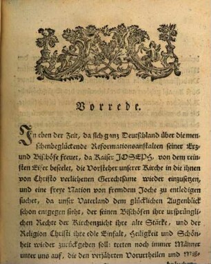 Widerlegung der in Französischer Sprache erschienenen historisch-theologisch- und kritischen Bemerkungen über den Erzbischöflichen Hirtenbrief Sr. Kurfürstlichen Durchlaucht zu Kölln 1787 vom 4ten Hornung 1787