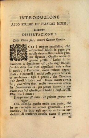 Introduzione allo studio de preziosi Musei