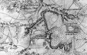 Wilsdruff-Grund. Situationskarten von den Kriegsschauplätzen des 7jährigen Krieges, Bl. 2 Meißen-Freiberg, 1805 (Sign.: VIII 57)