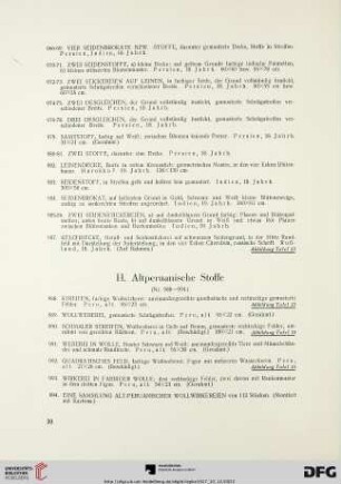 H. Altperuanische Stoffe (Nr. 988-994)