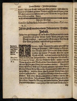320-330, Zweyte Predigt
