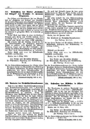 Aufnahme von Mädchen in höhere Knabenschulen : [Erziehung] ; [Für das Reich] ; [Amtliche Erlasse] ; [Amtlicher Teil]