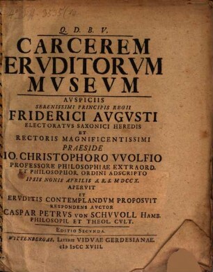 Carcer eruditorum museum
