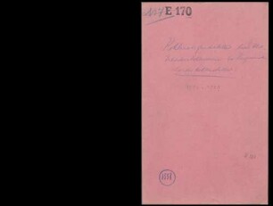 Kohlenausgleich beim Württembergischen Industriekohlenverein bzw. Kriegsministerium; Landeskohlenstelle