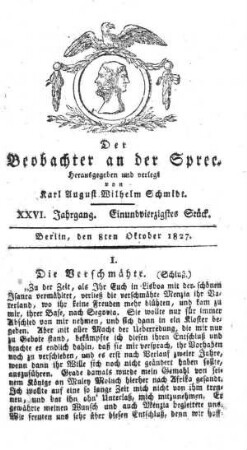 41. Stueck, 8. Oktober 1827