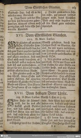 XVII. Vom heiligen Vater Unser