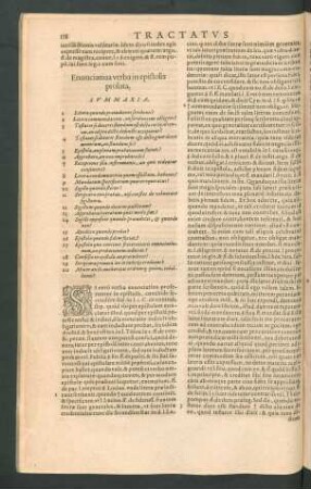 Enunciativa verba in epistolis prolata.
