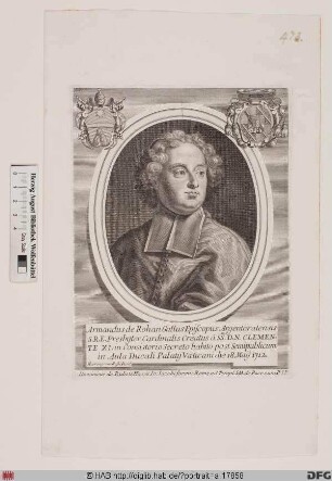 Bildnis Armand-Gaston-Maximilien Rohan, prince de, duc de Soubise