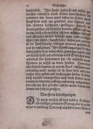 Von ihren belustigungen.