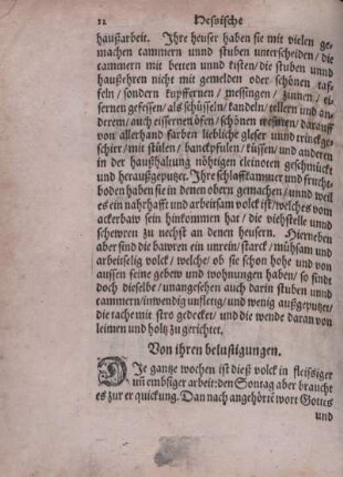 Von ihren belustigungen.